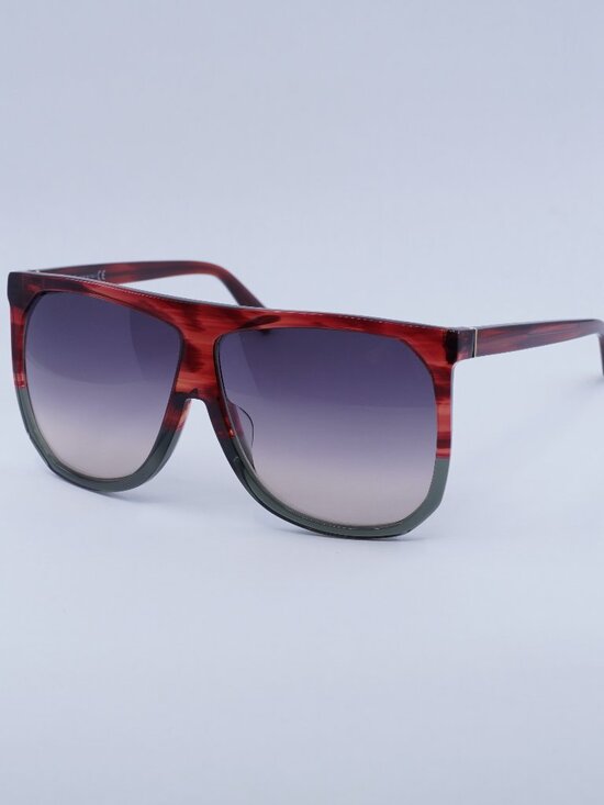 Loewe LW40001F 68B Filipa Sunglasses Red/Grey Square Frame,Grey Gradient Lenses main image 5